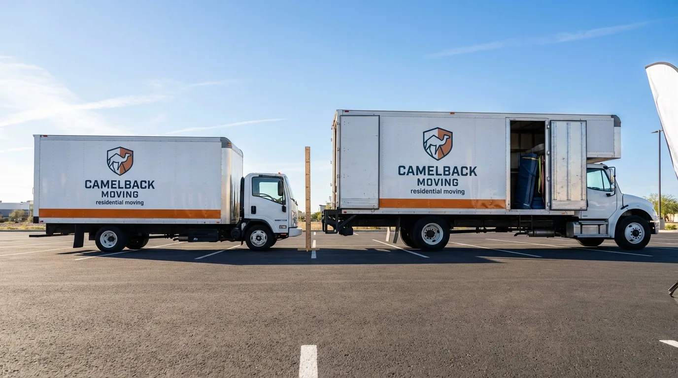 Moving truck size capacity guide in Port Orford
